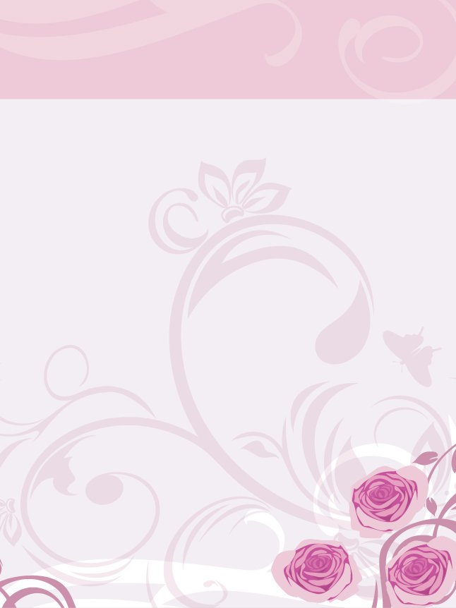 Pink Rose Vector Background