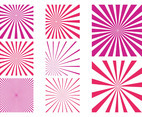 Pink Starburst Patterns