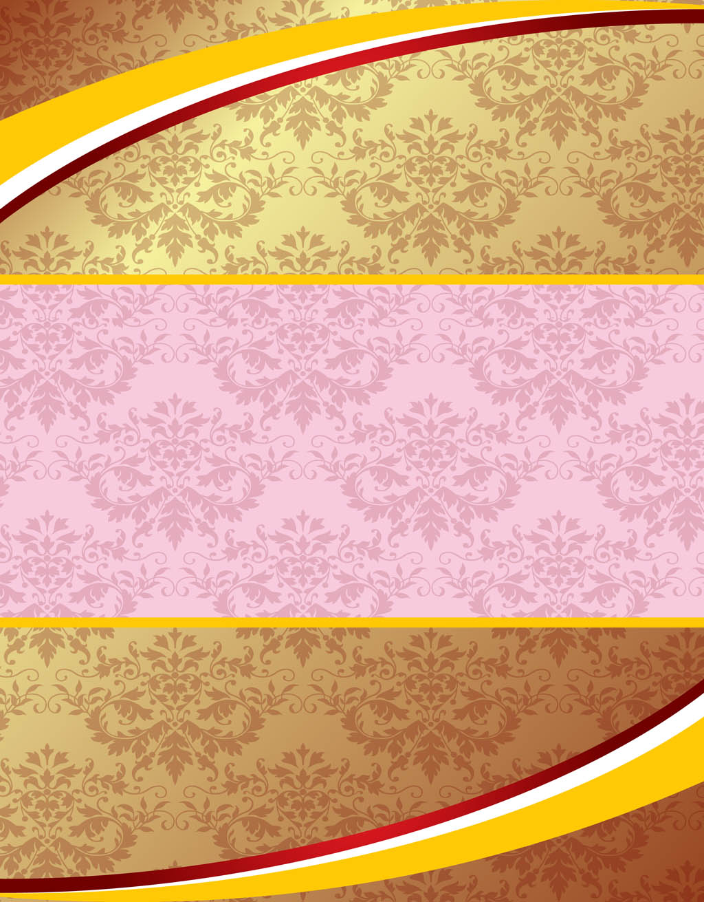 Pink And Gold Background