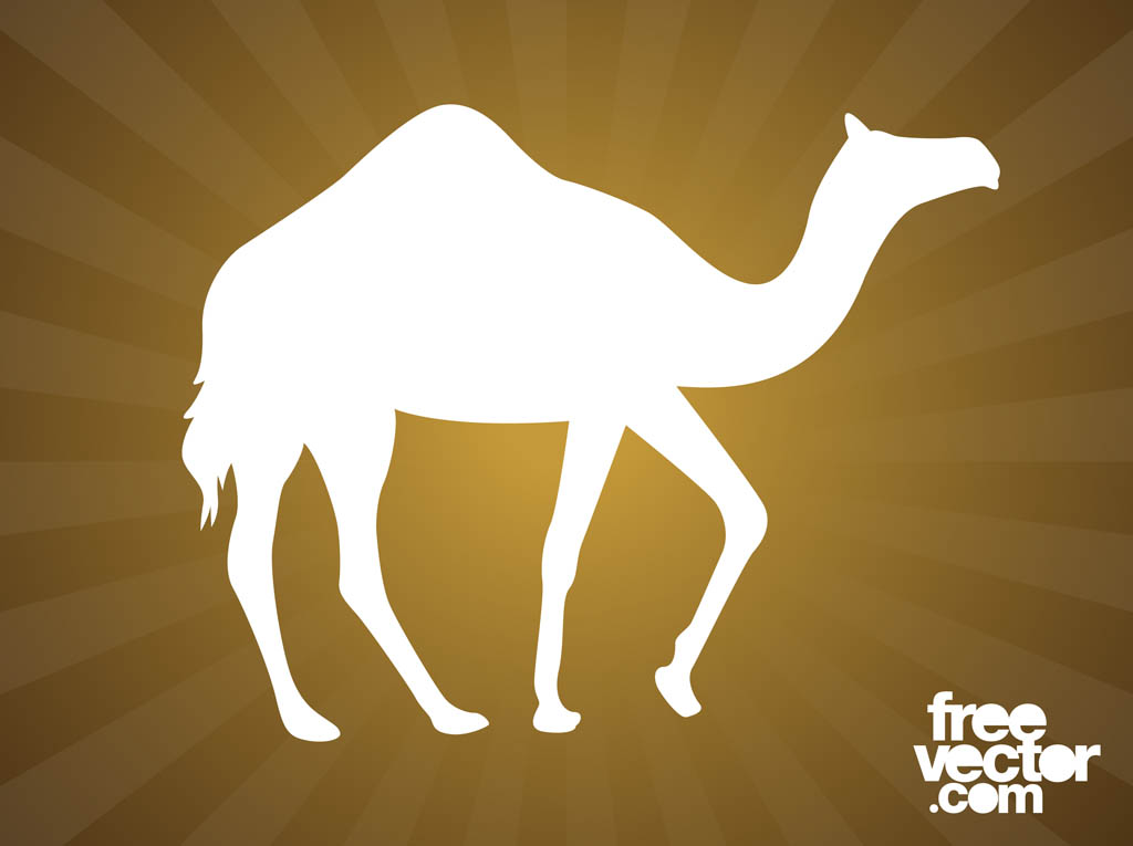 Walking Camel Silhouette