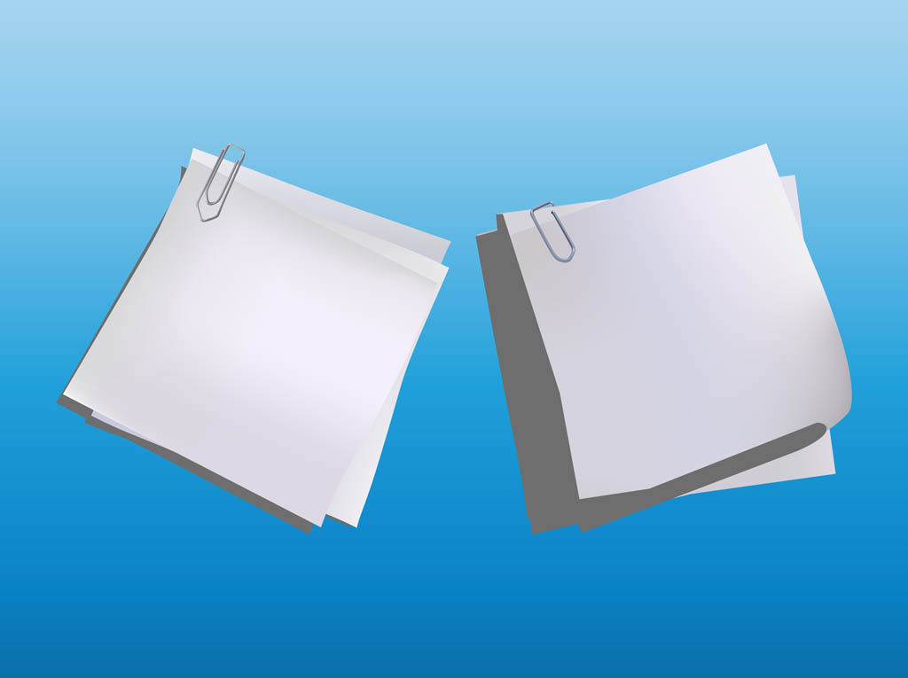 Paper Sheets Vectors
