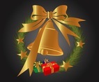 Golden Christmas Bell