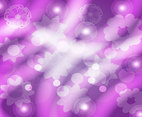 Purple Tonal Floral Background