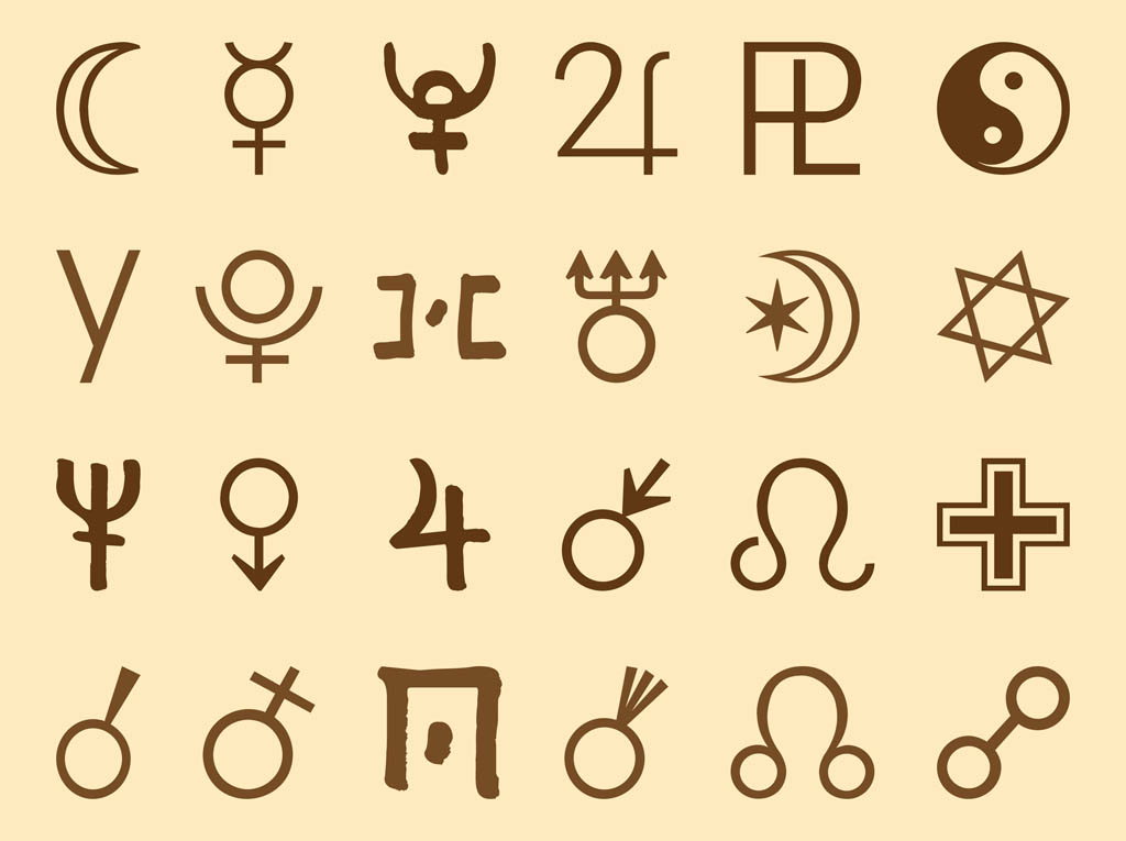 Alchemy Symbols Set