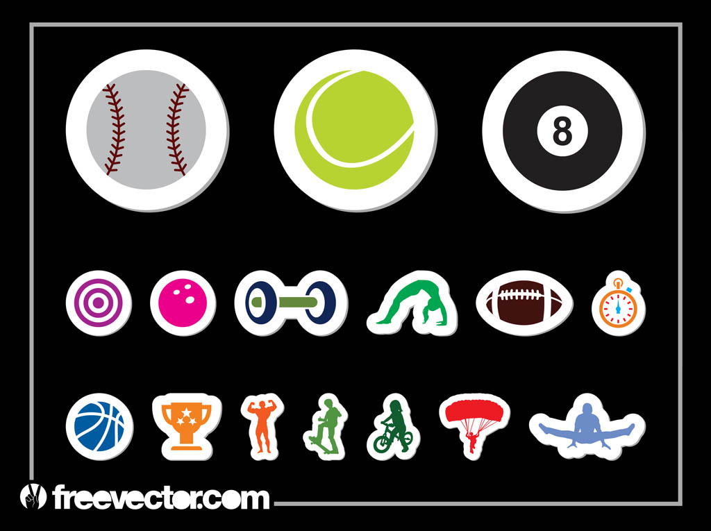 Sports Sticker Set