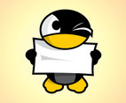 Cartoon Penguin Character
