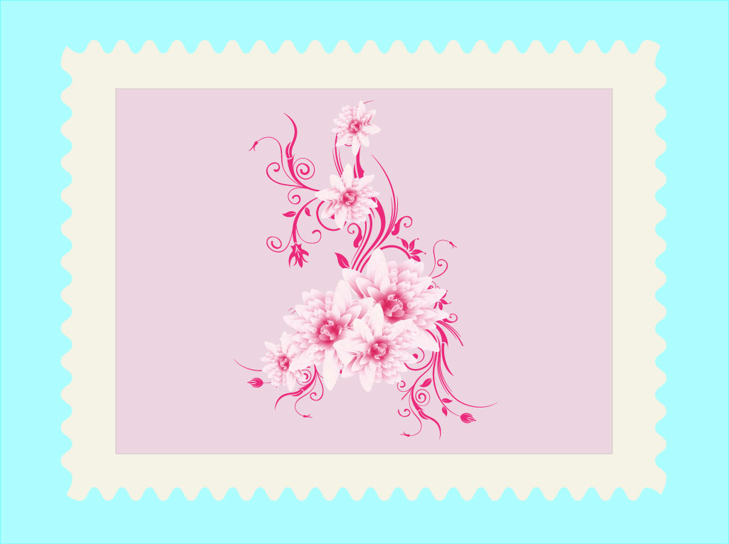 Pink Flower Design
