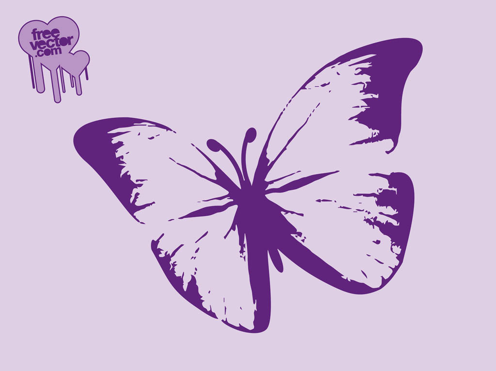 Purple Butterfly Vector Art & Graphics | freevector.com