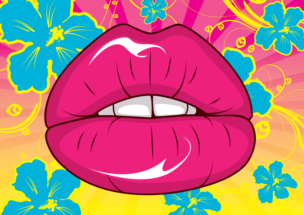 Sexy Lips Vector Vector Art And Graphics