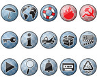 Shiny Round Icons