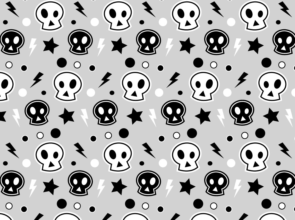 Punk Skull Pattern
