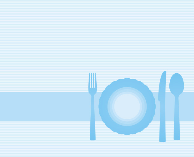 Free Vector Blue Plate Background