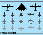 Military Airplanes Set