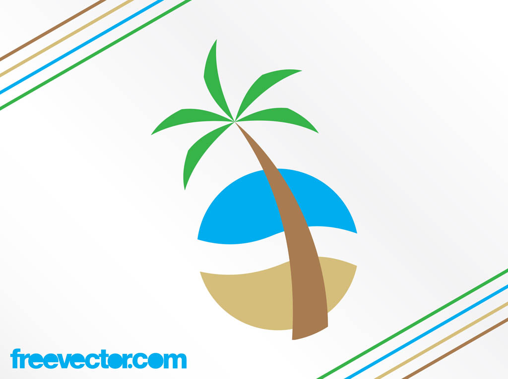 Tropical Beach Logo
