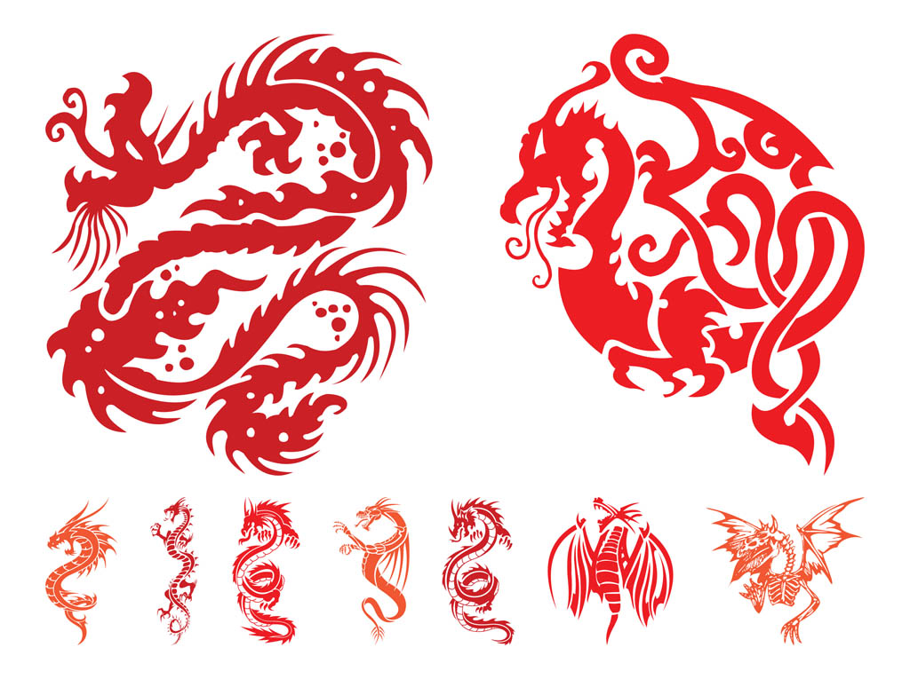 Dragon Graphics Set