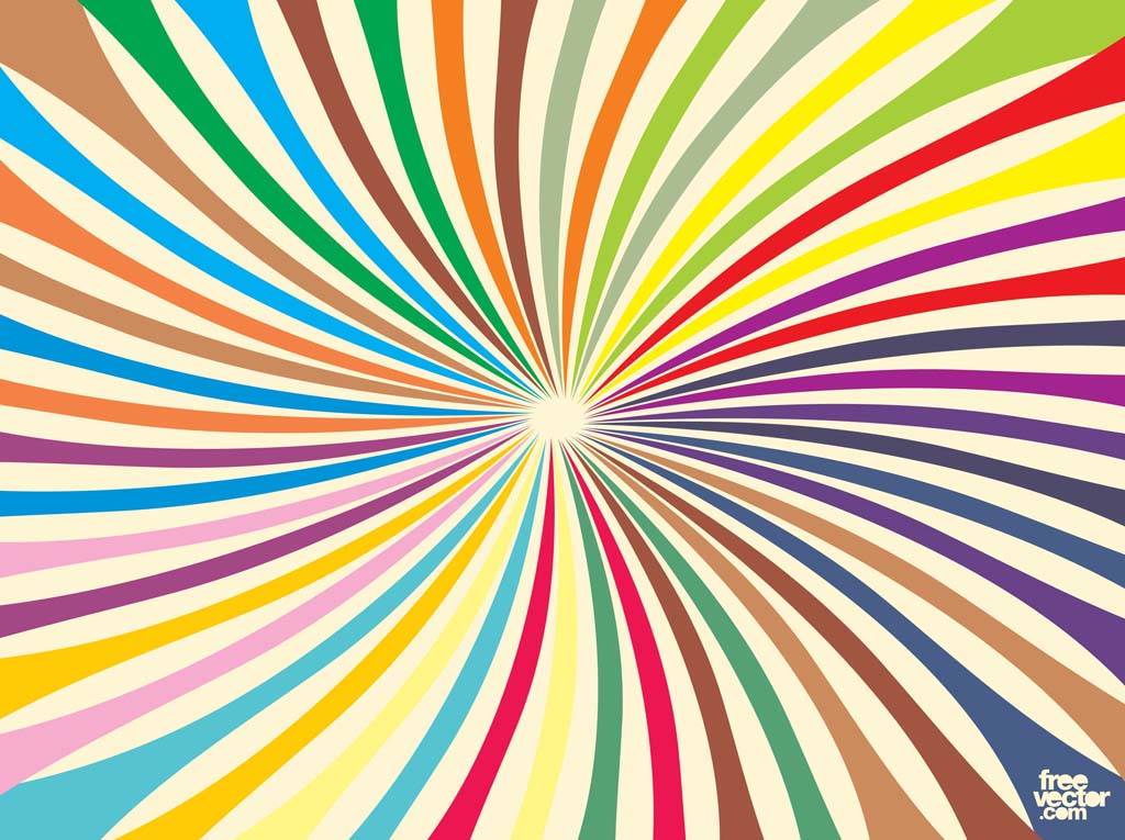 Colorful Burst Vector