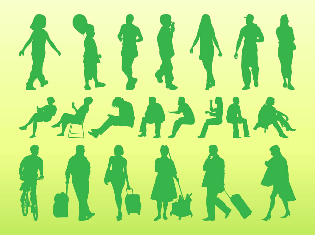 People Silhouettes Pack Graphics