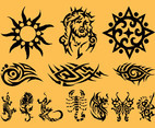 Tattoos Graphics Set