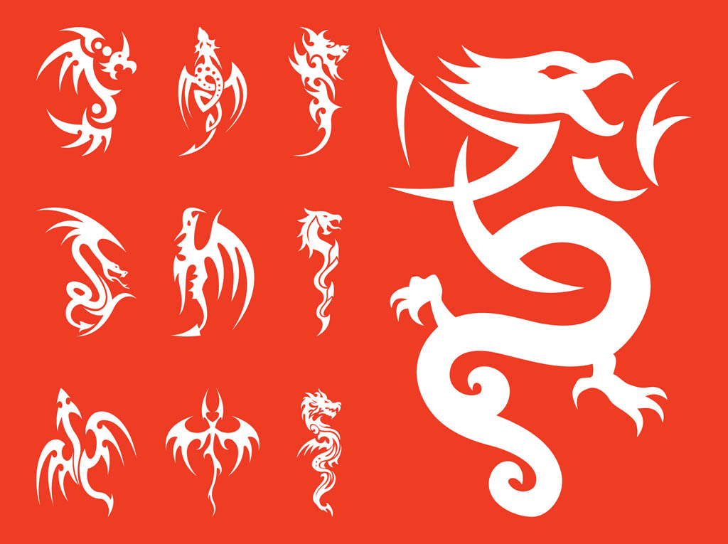 Dragons Tattoos Graphics