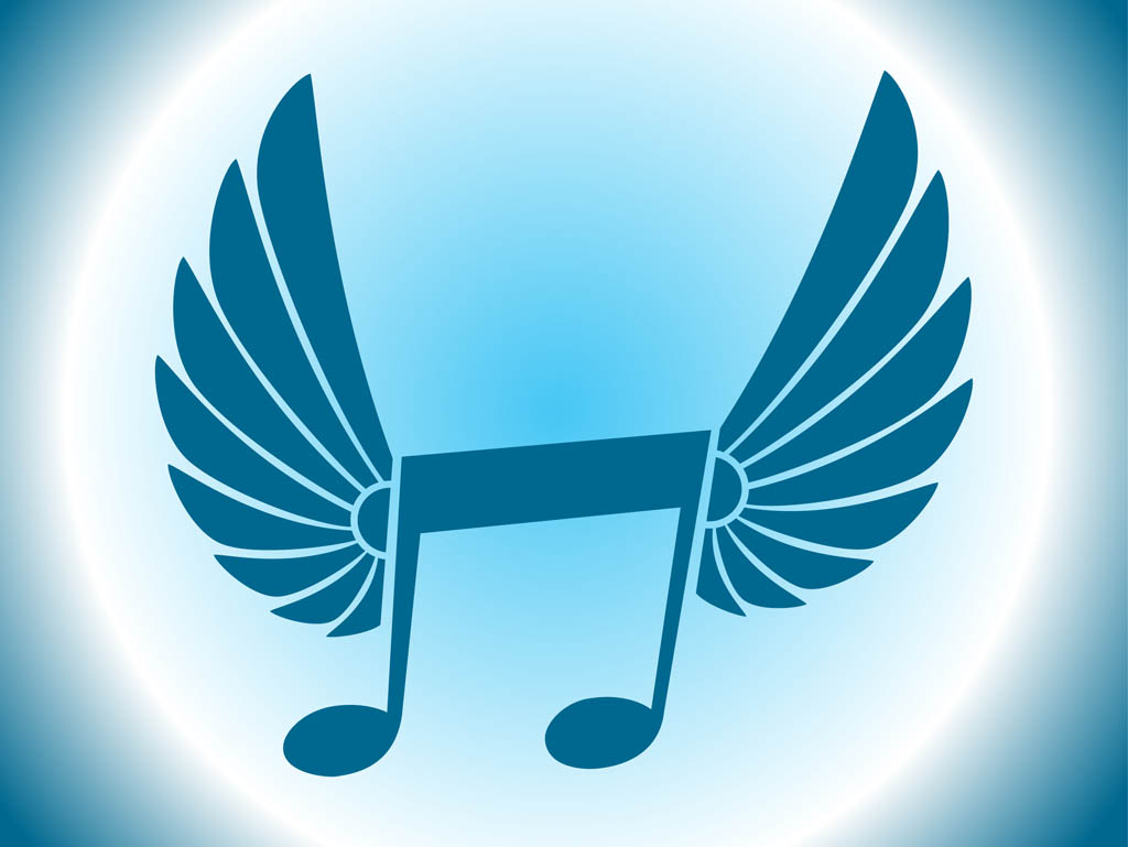 Winged Music Icon