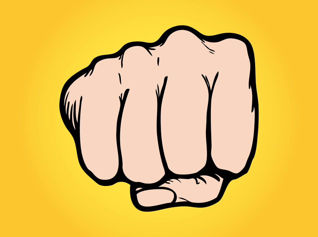 Punching Fist Vector