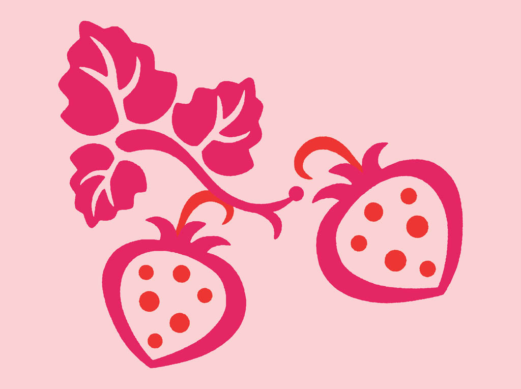 pink strawberry clipart - photo #41