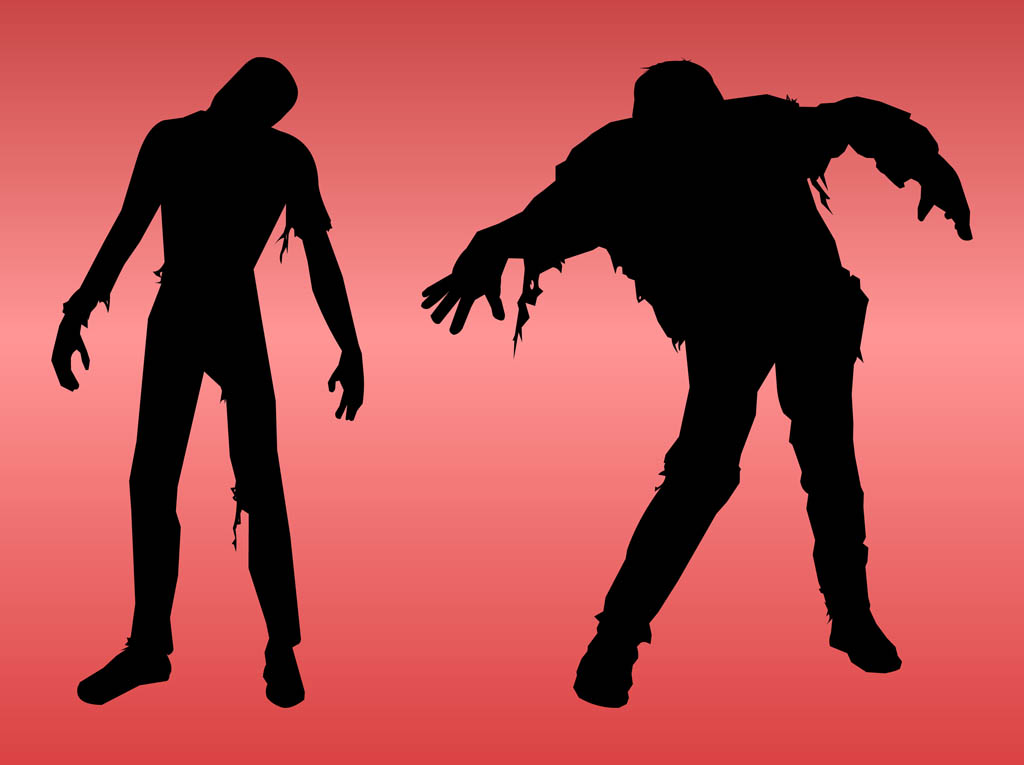 Zombies Silhouette Graphics