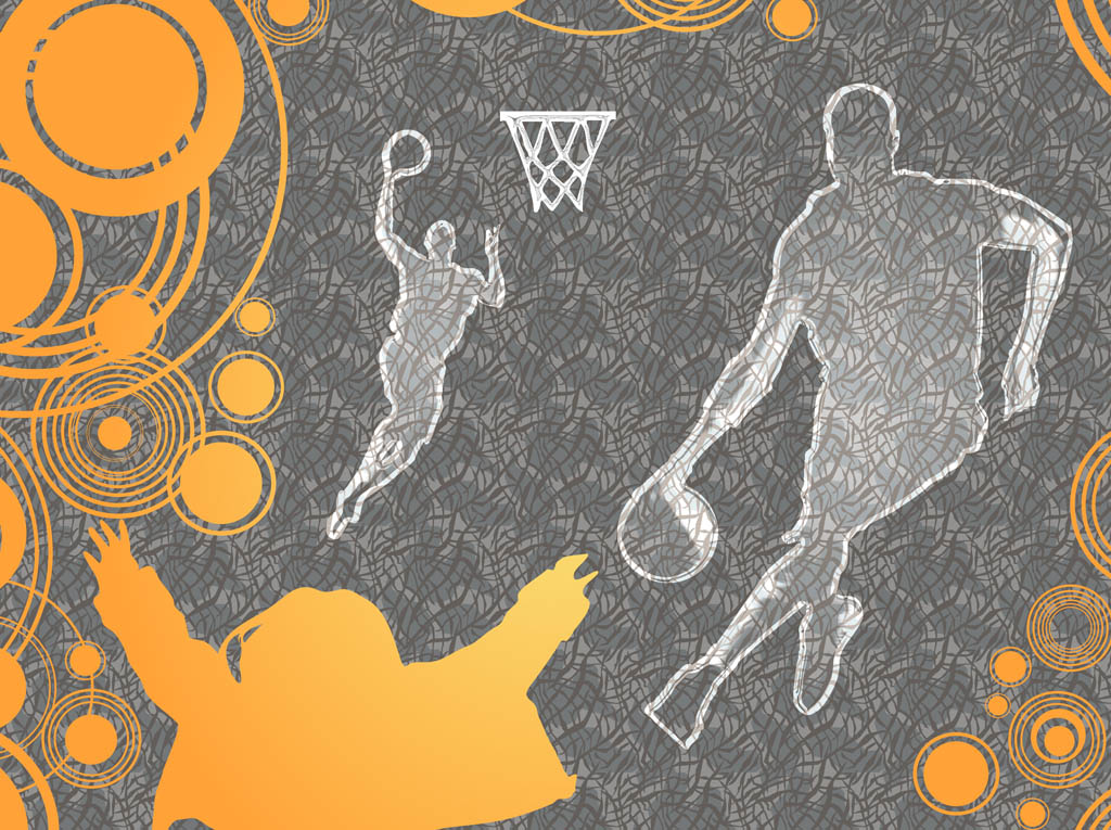 Basketball Background Vector