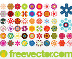 Vector Flowers Icons