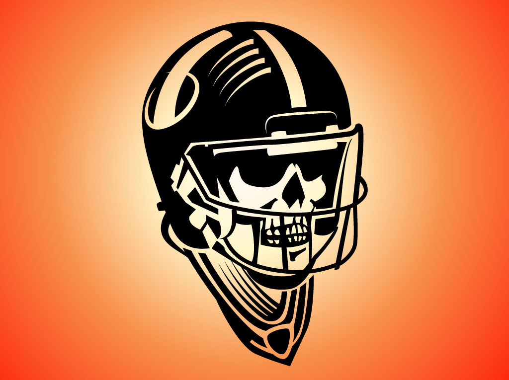 Skeleton Football Player