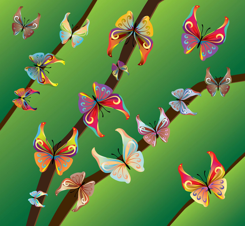Beautiful Butterflies Vector Art & Graphics | freevector.com