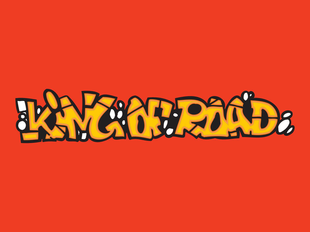 King Of Road Graffiti