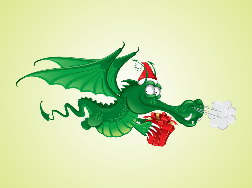 Christmas Dragon Graphics