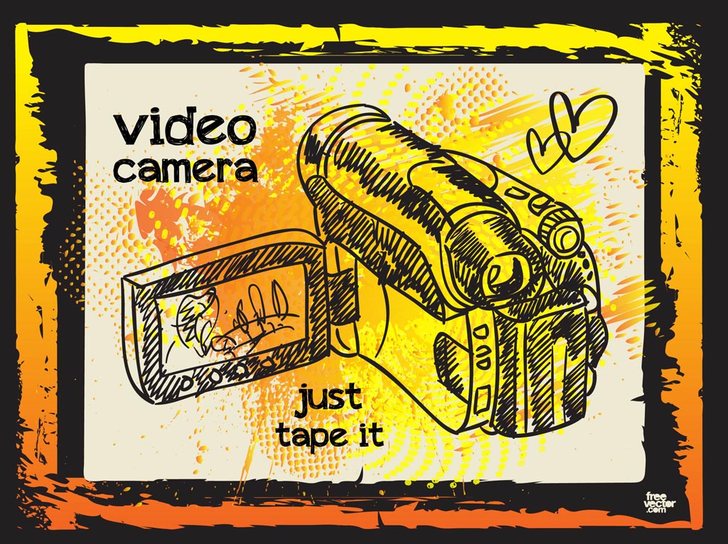 Video Camera Illustration