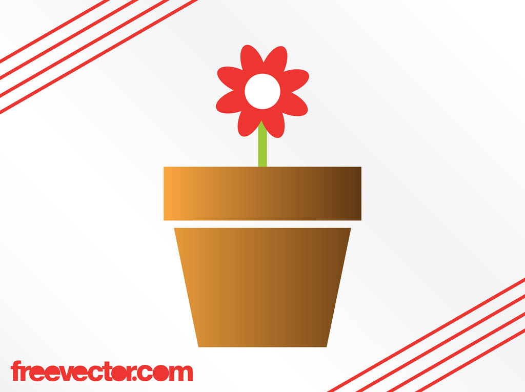 Potted Flower Graphics