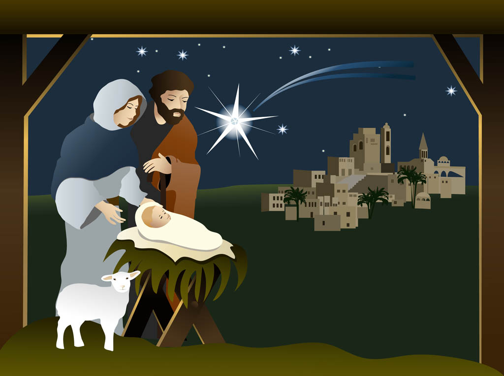 christmas nativity clipart free - photo #40