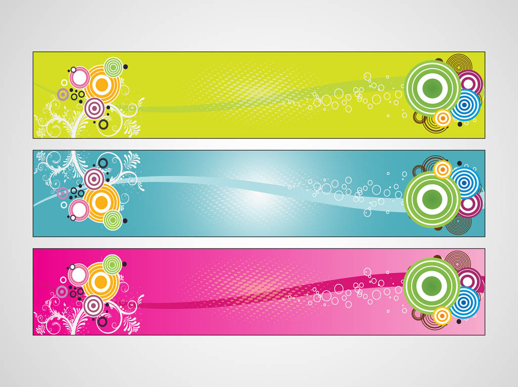 Colorful Banners Designs