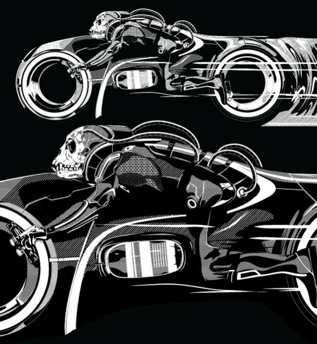 Tron Bike by Erik Baars