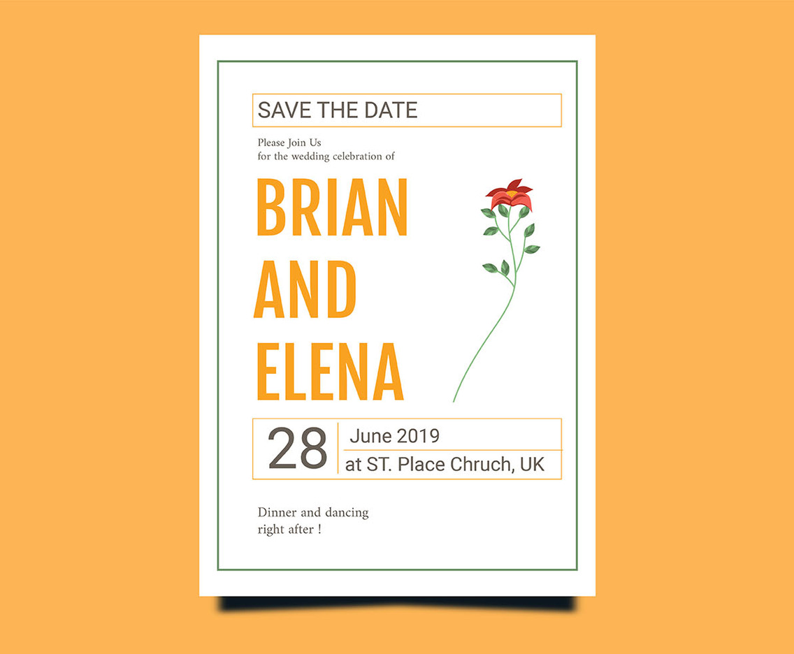 Wedding Invitation Card