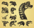 Dinosaur Heads