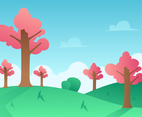 Beautiful Spring Wallpaper Vectors