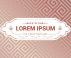 Amazing Rose Gold Background Vector