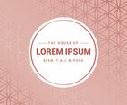 Amazing Rose Gold Background Vector
