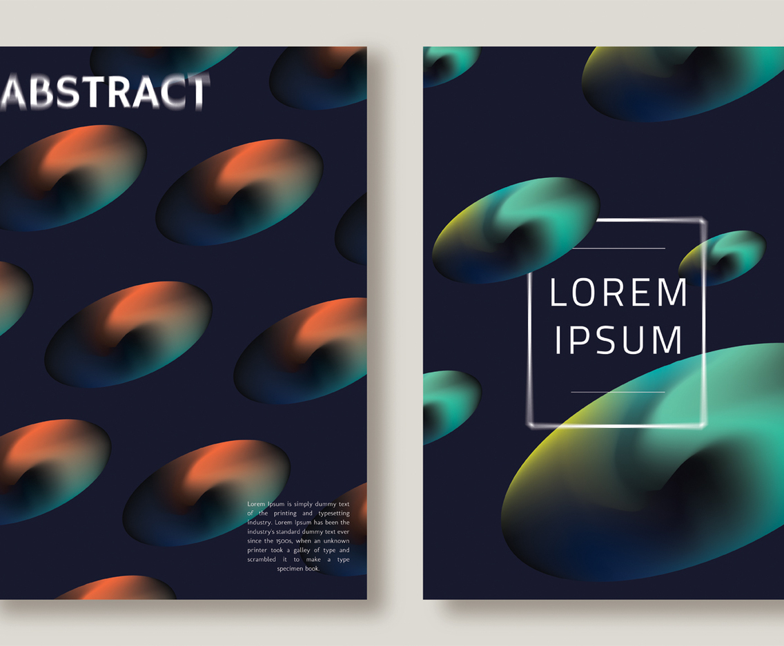 Abstract Liquid Vector Design