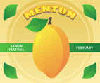 Awesome Menton France Lemon Festival Vectors
