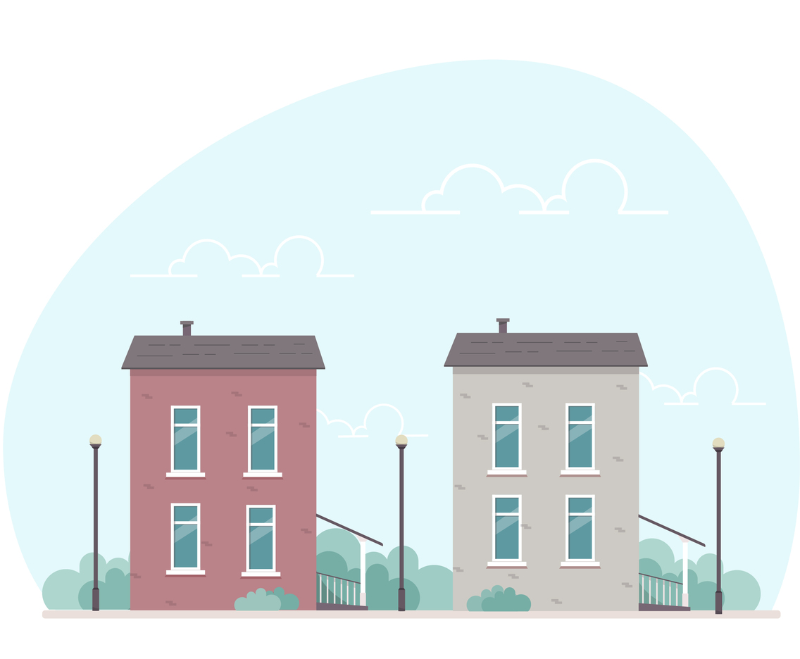 Vector Winter Landscape illustration