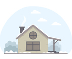 Vector Winter Landscape illustration