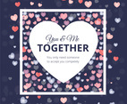 Vector Valentine's Day Greeting Card