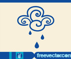 Rain Symbol Vector