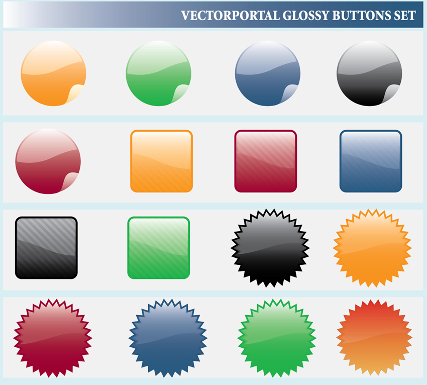 Download Glossy Web Icons Vector Art & Graphics | freevector.com